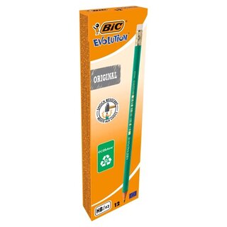 Bleistift BIC Evolution 655, Härtegrad: HB, mint lack....