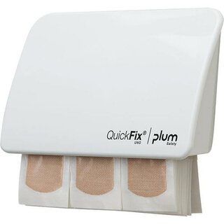 Pflasterspender Plum Quickfix Uno 5532, weiß, 45 Stück
