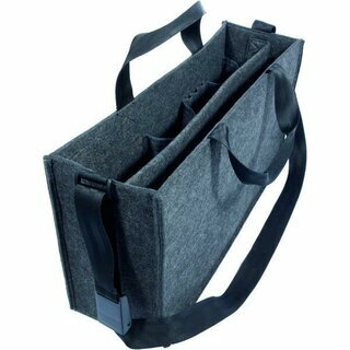 Sigel Desk Sharing Bag f�r mobiles Arbeiten, 50x28x15cm, Gr��e: L, dunkelgrau