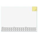 Sigel Schreibunterlage HO6490, Memo, 30 Blatt, 59,5x41cm,...