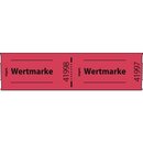 Wertmarke Sigel GR554, rot, 500 Bons je Rolle, 1 Rolle