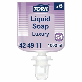 Tork Luxus Seife flüssig, 424911, für S4, 6 x 1000 ml
