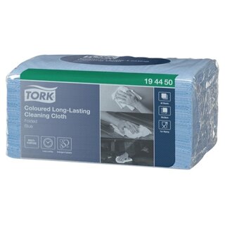 Vliestuch Tork Premium W8, 1lagig, blau, 40 Stück