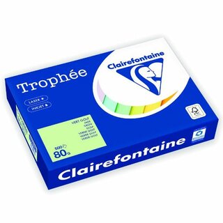 Kopierpapier Trophee 1777, A4, 80g, grün, 500 Blatt