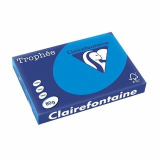 Farbpapier Trophee A3 - 80g - karibikblau- 500 Blatt