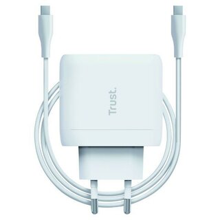 Trust USB-C-Ladegerät Maxo 25139, 65W, 2m, weiß