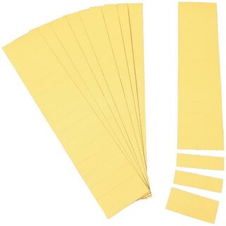 Einsteckkarten Ultradex 8474, 6cm, gelb, 170 Stück