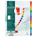 Register Exacompta 1112E, 1-12, A4 aus Karton, wei