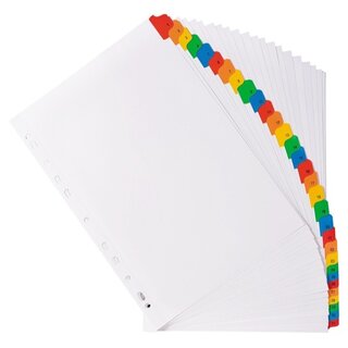 Register Exacompta 1131E, 1-31, A4 aus Karton, weiß
