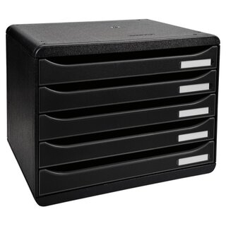 Schubladenbox Exacompta 308714D, 5 Schubladen, A4+, quer,...