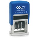 Datumstempel mini-dater S 160/L, GEBUCHT, 25 x 12 mm,...