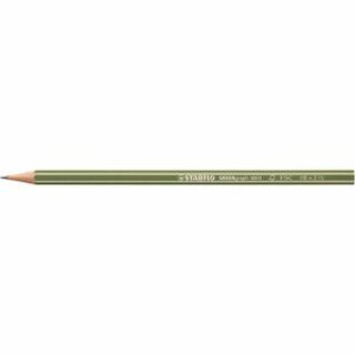 GreenGraph 6003 Bleistift, HB-Mine, Sechskantschaft in grün, 12 Stück