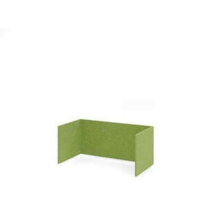 Hammerbacher Flexwall Regal-Einhausung Filz Grün
