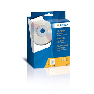 CD/DVD-Hülle Herma 1140, aus Papier mit Klarsichtfenster...