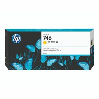 Tintenpatrone HP P2V79A - 746, Inhalt: 300ml, gelb