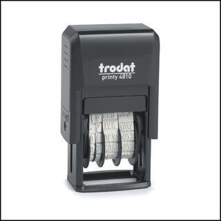 Datumstempel printy dater, Schrifth.: 3,8 mm, selbstfärb.