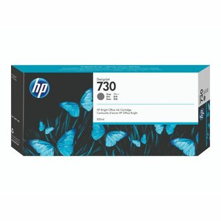 Tintenpatrone HP P2V72A - 730, Inhalt: 300ml, grau