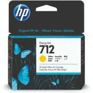 HP 3Ed69A Tinte 712, 29 ml, gelb