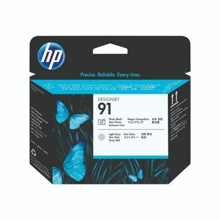 Druckkopf HP C9463A - 91, schwarz Foto + grau hell