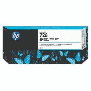 Tintenpatrone HP CH575A - 726, Inhalt: 300ml, mattschwarz