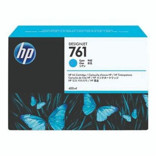 Tintenpatrone HP CM994A - 761, Inhalt: 400 ml, cyan