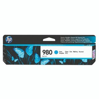 Tintenpatrone HP D8J07A - 980A, Inhalt: 86,5 ml, cyan