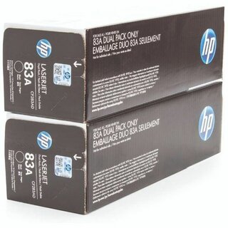 Toner HP CF283AD 83A, 1,5K, schwarz, 2 Stck