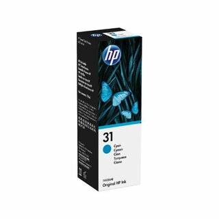 HP Nachfülltinte 1VU26AE 31, 70 ml, 8.000 Seiten, cyan