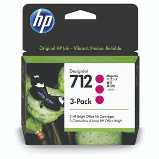 Tintenpatrone HP 3ED78A, 712, für HP DesignJet, 80 ml,...