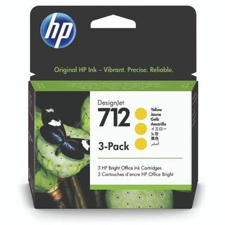 Tintenpatrone HP 3ED78A, 712, für HP DesignJet, 80 ml,...