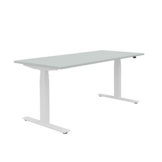 König + Neurath Schreibtisch Active T 160x80cm Lichtgrau