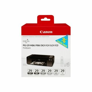 Canon Tinte 4868B018 Pgi-29, 1750 Seiten, 6 Farben