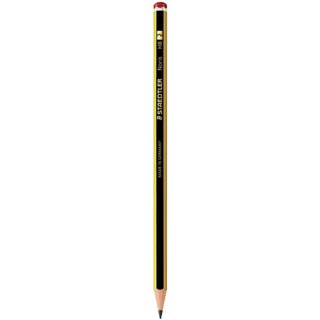 Bleistift Staedtler 120 Noris, Hrtegrad: HB, gelb-swz lackierter Schaft, 12St