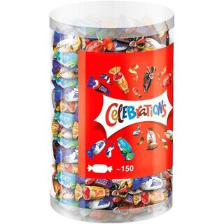 Celebrations Schokobonbon, Klarsichtdose, 150 Stück, 1400...