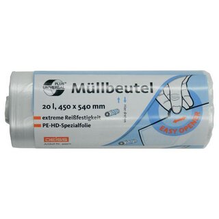 Müllbeutel Deiss 49901, Maße: 450 x 540mm, Füllmenge:...