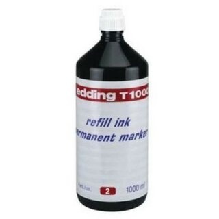 Nachfülltusche edding T1000, Inhalt: 1000ml, rot