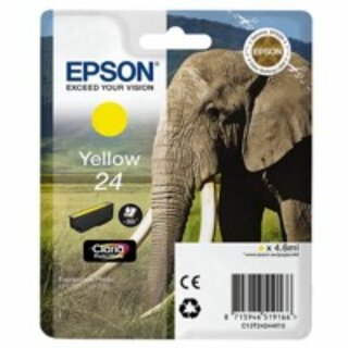Tintenpatrone Epson T24244010, Reichweite: 360 Seiten, gelb