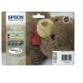 Epson - C13T06154010 - Tinte - T0615 - 4-farbig - 4 - Stück