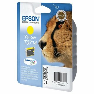 Epson Tintenpatrone T071440, Reichweite: 405 Seiten, gelb