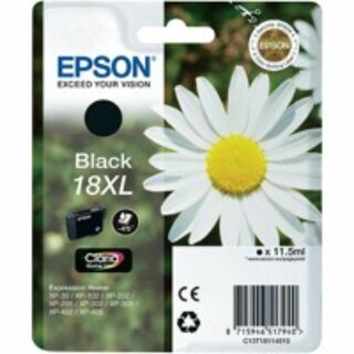 Epson Tintenpatrone C13T18114012, Inhalt: 11,5ml, schwarz