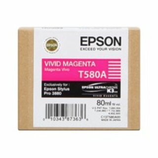 Epson Tintenpatrone T580A00, Inhalt: 80ml, magenta