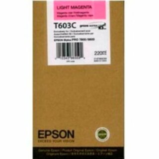 Epson Tintenpatrone T603C00, Inhalt: 220ml, hellmagenta