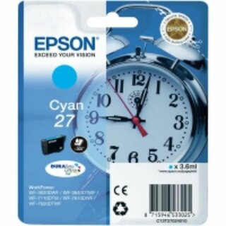 Epson - C13T27024012 - Tinte - 27 - cyan