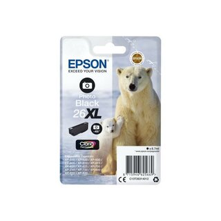Epson - C13T26314012 - Tinte - 26XL - Photo - schwarz