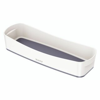 Utensilienbox Leitz 5258, MYBOX, lang mit Griff, weiß/grau