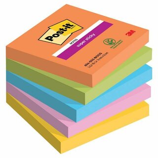 Note PostIt 654-5SSBoos ss, 76 x 76 mm, 5 Stück