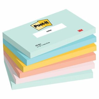 Notes PostIt 655-6 BEA, 76 x 127 mm, 6 Stück