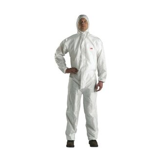 Einwegschutzanzug 3M 4520, Typ 5/6, Größe: L, weiß/türkis