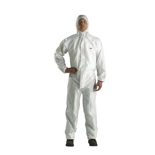 Einwegschutzanzug 3M 4520, Typ 5/6, Größe: XXL, weiß/türkis