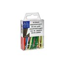 Alco 2269A Aktenklammer 50mm, sortiert, 30 Stck